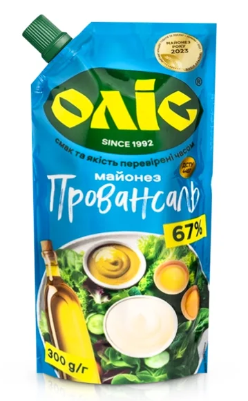300g OLIS Mayonnaise  „Provansal“ 67% Fett  // Майонез «Провансаль» 67% 