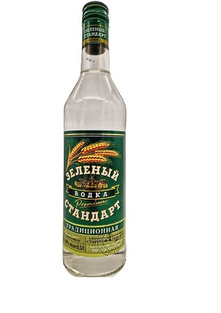 0,5L Wodka Zelenij Standard Tradition alc.40° // Водка Зеленый Стандарт Традиционная алк.40°