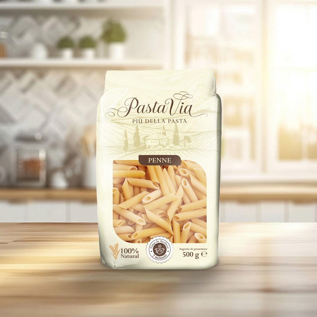 500g (RO) Pasta Via Nudel Penne // Макаронное изделие короткое перо, Пене