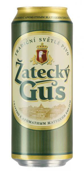 0,45l Bier Zatecky Gus alc.4,6°  Dose // Пивo Жатецкий Гусь банка