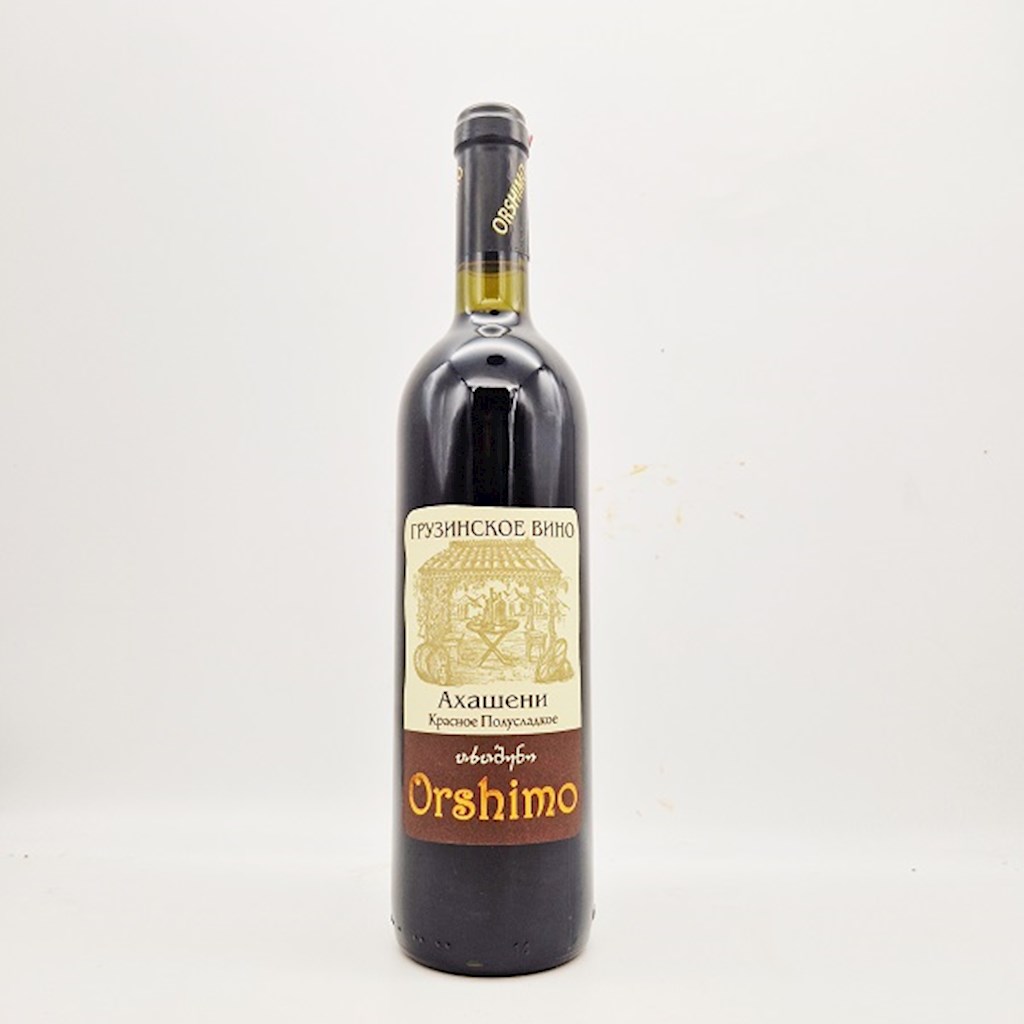 0,75 L Orshimo Wein Akhasheni rot lieblich alc.11% // Вино "Ахашени" красное сладкое 0,75 L Orshimo Wein Akhasheni rot lieblich alc.11% // Вино "Ахашени" красное сладкое