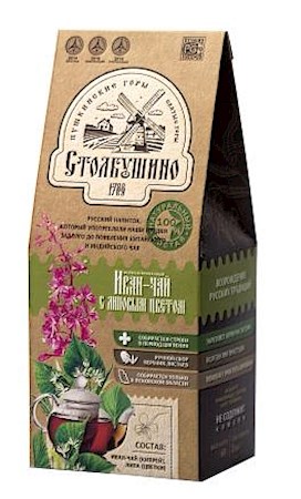 30g Stolbushino Ivan-Chai mit Lindenblüten // Иван-Чай с липовыми цветами