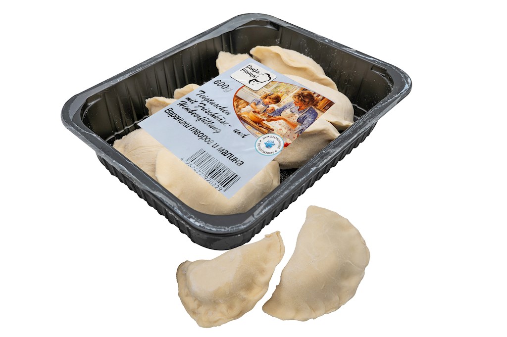 600g Spasibo Mama Vareniki Hüttenkäse + Himbeeren //  Вареники творог и малина  600g Spasibo Mama Vareniki Hüttenkäse + Himbeeren //  Вареники творог и малина