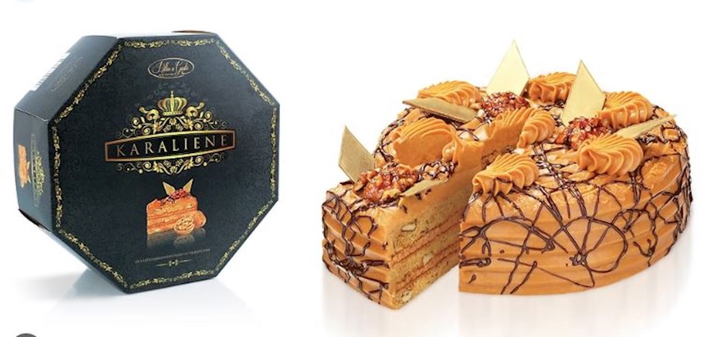 700g Pellija Torte "Koroleva" mit gez. Kondensmilch -18°C  // Торт сметанник «Королева » вареная сгущенка