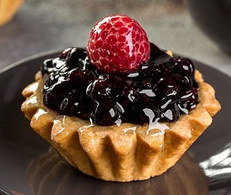 13043_24012021235440ywmxn5Ut3OPXt 240g Törtchen mit Heidelbeeren (2*120g) // Пирожное Корзинка песочная с черникой