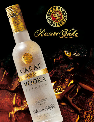 0,7 Liter Wodka CARAT Premium Alc.40% Vol. Vodka ВОДКА ПРЕМИУМ КЛАСС СЛОВАКИЯ
