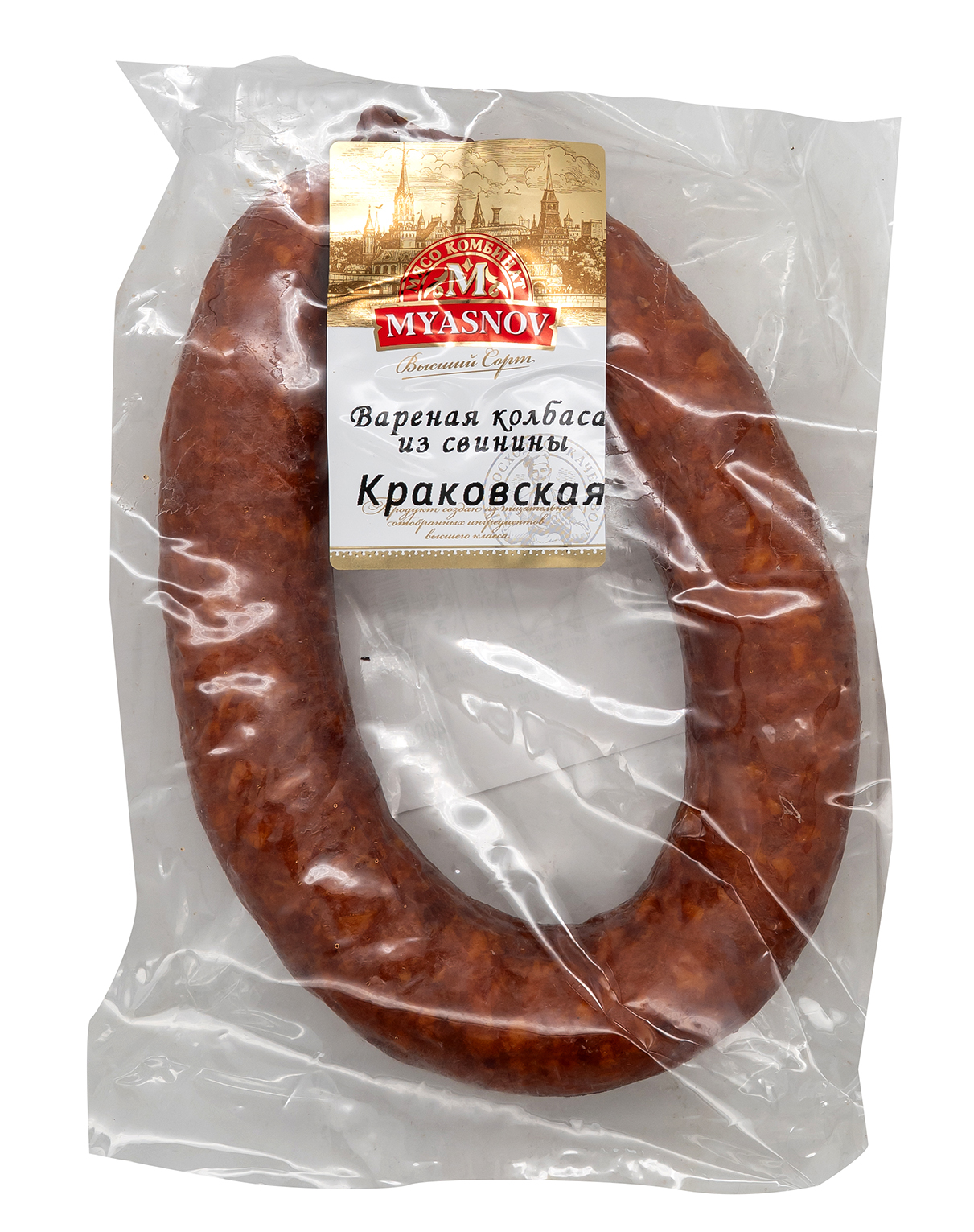 400g MYASNOV Wurst Krakauer // Колбаса Краковская 400g MYASNOV Wurst Krakauer // Колбаса Краковская