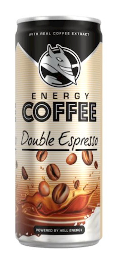 250ml Energy Kaffeegetränk Pink Latte // HELL Кофейный напиток Двойной эспрессо