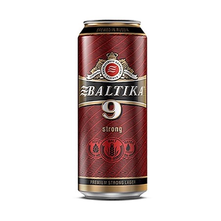 0,9l Bier 9 Strong // Балтика Nr. 9 баночки