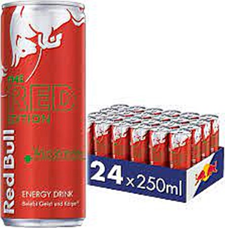 250ml Red Bull Energy Drink Red Edition Wassermelone  // Red Bull Энергетический напиток арбуз 