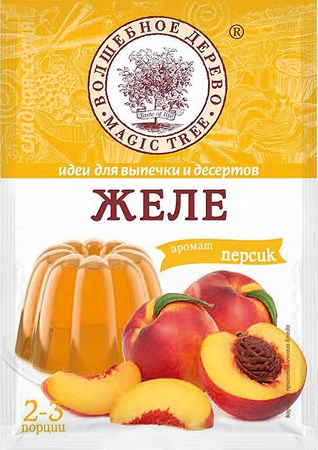 50g W.D. Gelee mit Pfirsichgeschmack // Желе аромат Персик 
