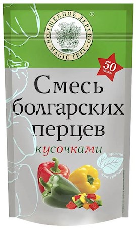 50g W.D. Bulgarisch Gewürzmischung Paprika // Приправа Смесь Болгарских Перцев Кусочками 