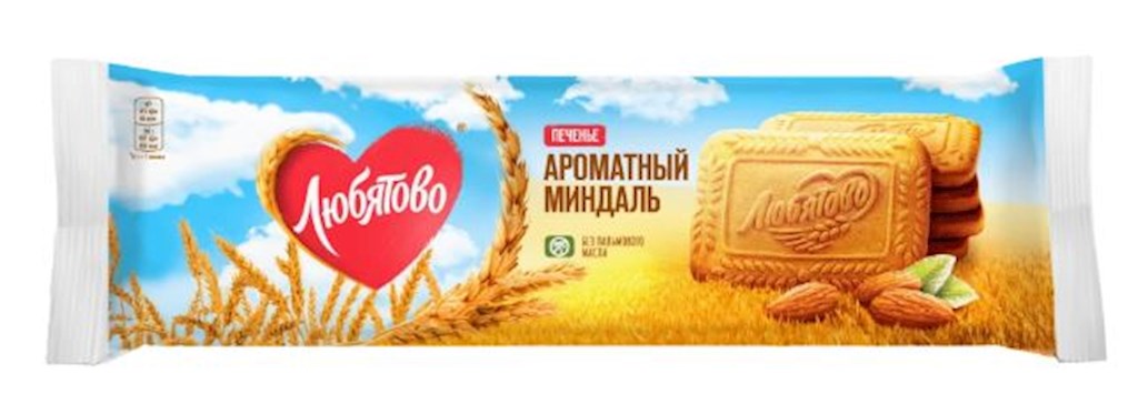 280g Lyubyatovo Kekse mit "aromatische Mandeln" // Печенье Ароматный Миндаль 