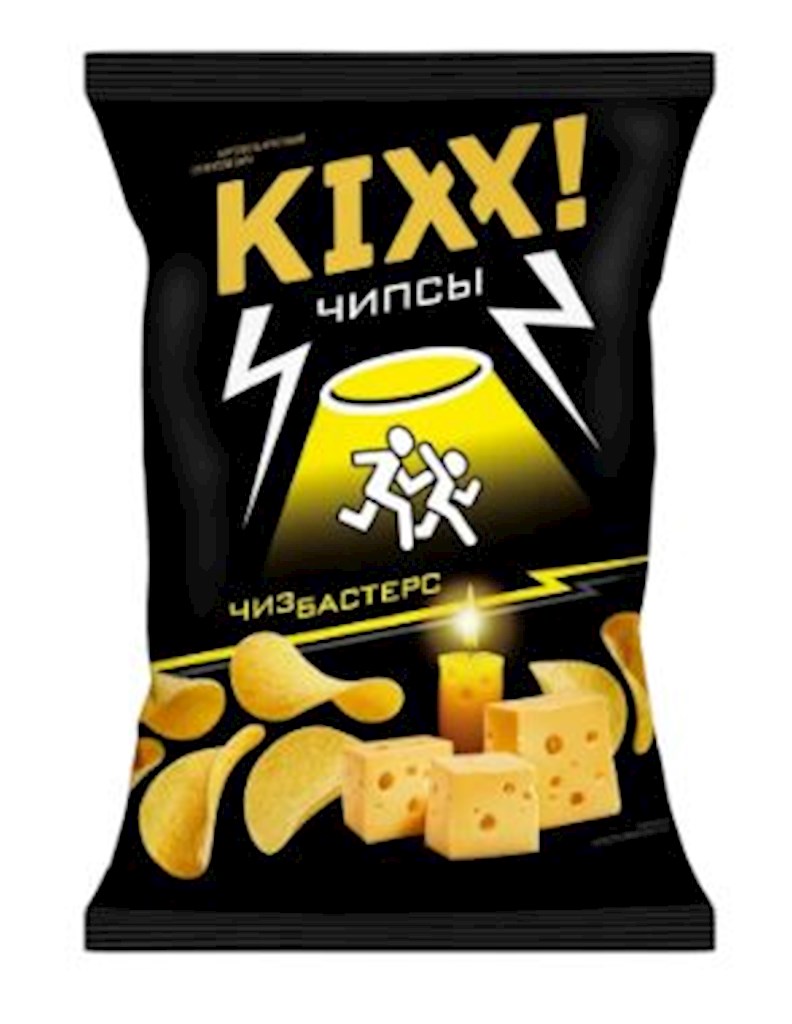 50g KIXX! Kartoffelchips mit Käsegeschmack // Чипсы картофель с Сыром