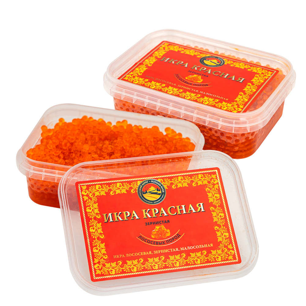 2xKAVIAR_ruskij_bereg 500g Russkiy Bereg Lachskaviar 2X250g Gorbuscha Wildfang 2er SPARPACK OHNE KONSERVIERUNGSSTOFFE t/k