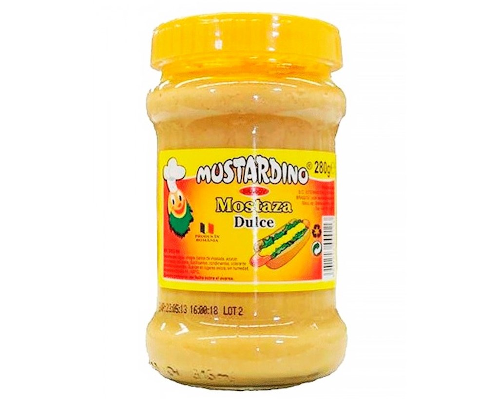 280g Mustardino Süßer Senf // Горчица  280g Mustardino Süßer Senf // Горчица